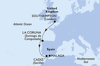 United Kingdom, Spain