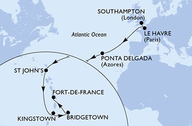 United Kingdom, France, Portugal, Antigua and Barbuda, Saint Vincent & The Grenadines, Barbados, Martinique